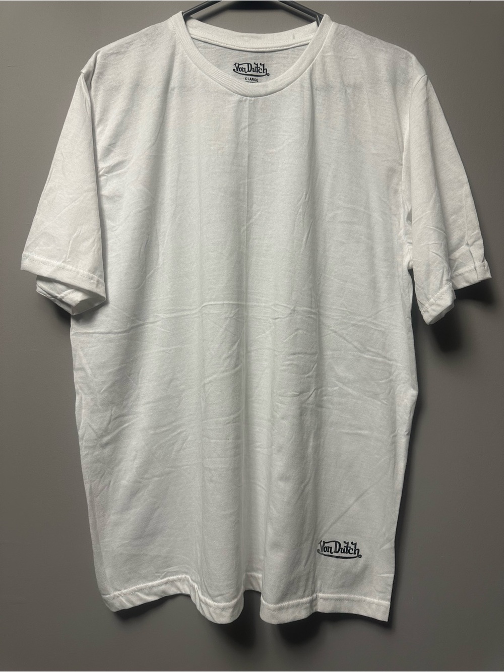 Von Dutch White Short Sleeve Crew Tee